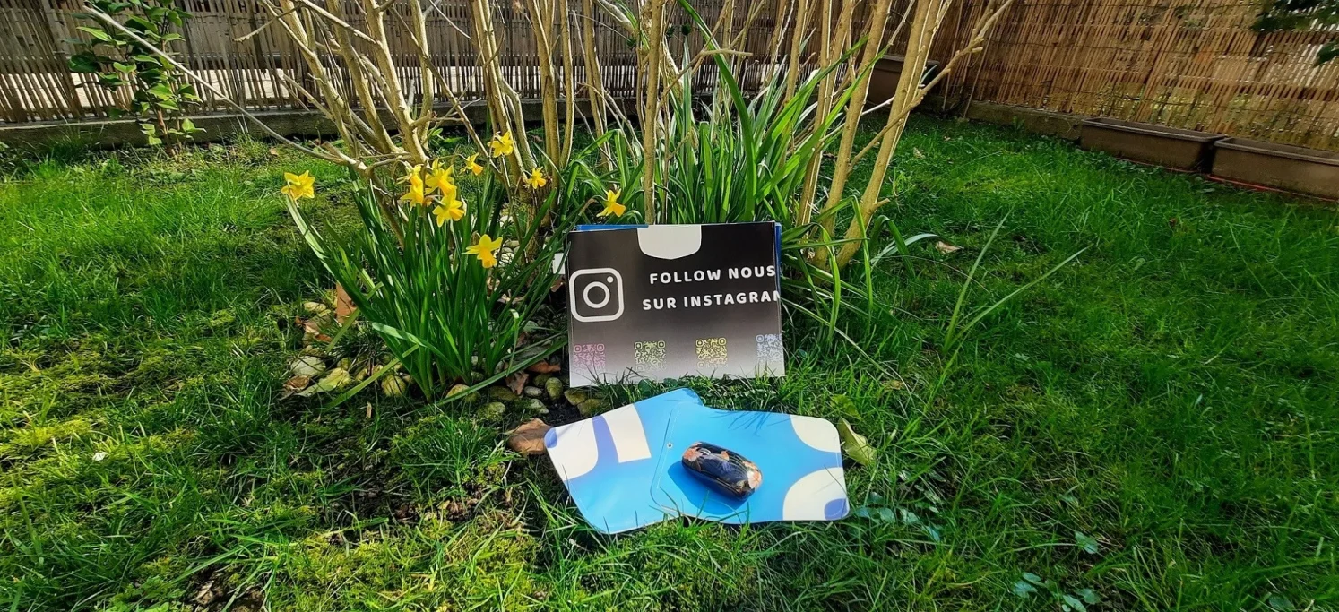 Tapis de souris et porte-documents Tapis de souris et porte-documents upcyclés d'une bâche