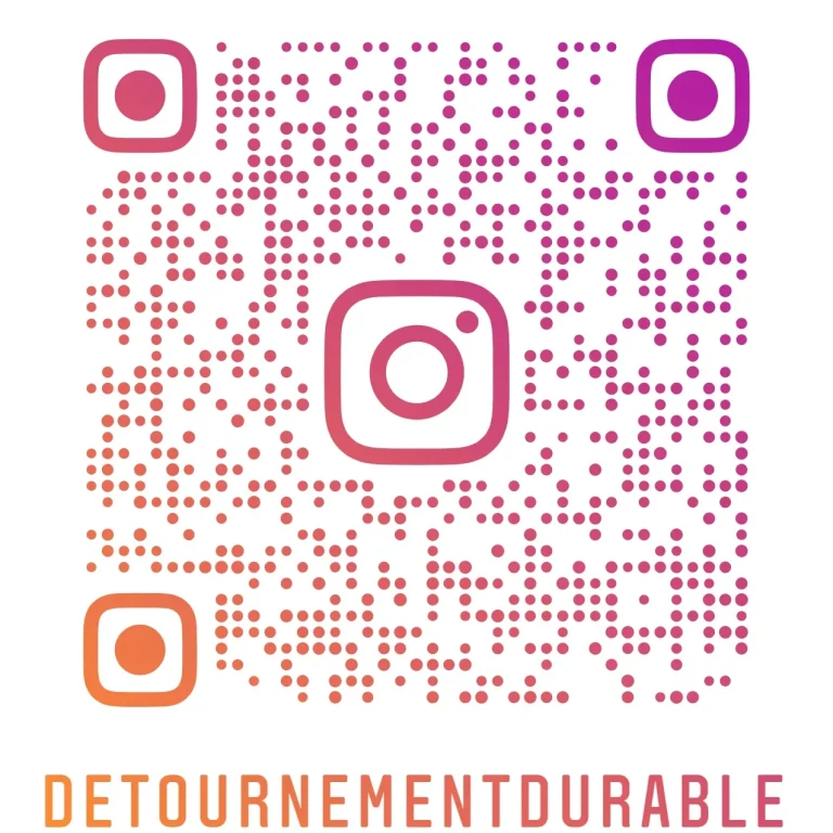 C'est le QR code de notre page instagram : scannez-là, et retrouver notre page Détournement Durable