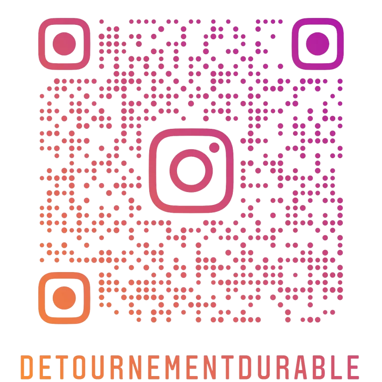 C'est le QR code de notre page instagram : scannez-là, et retrouver notre page Détournement Durable